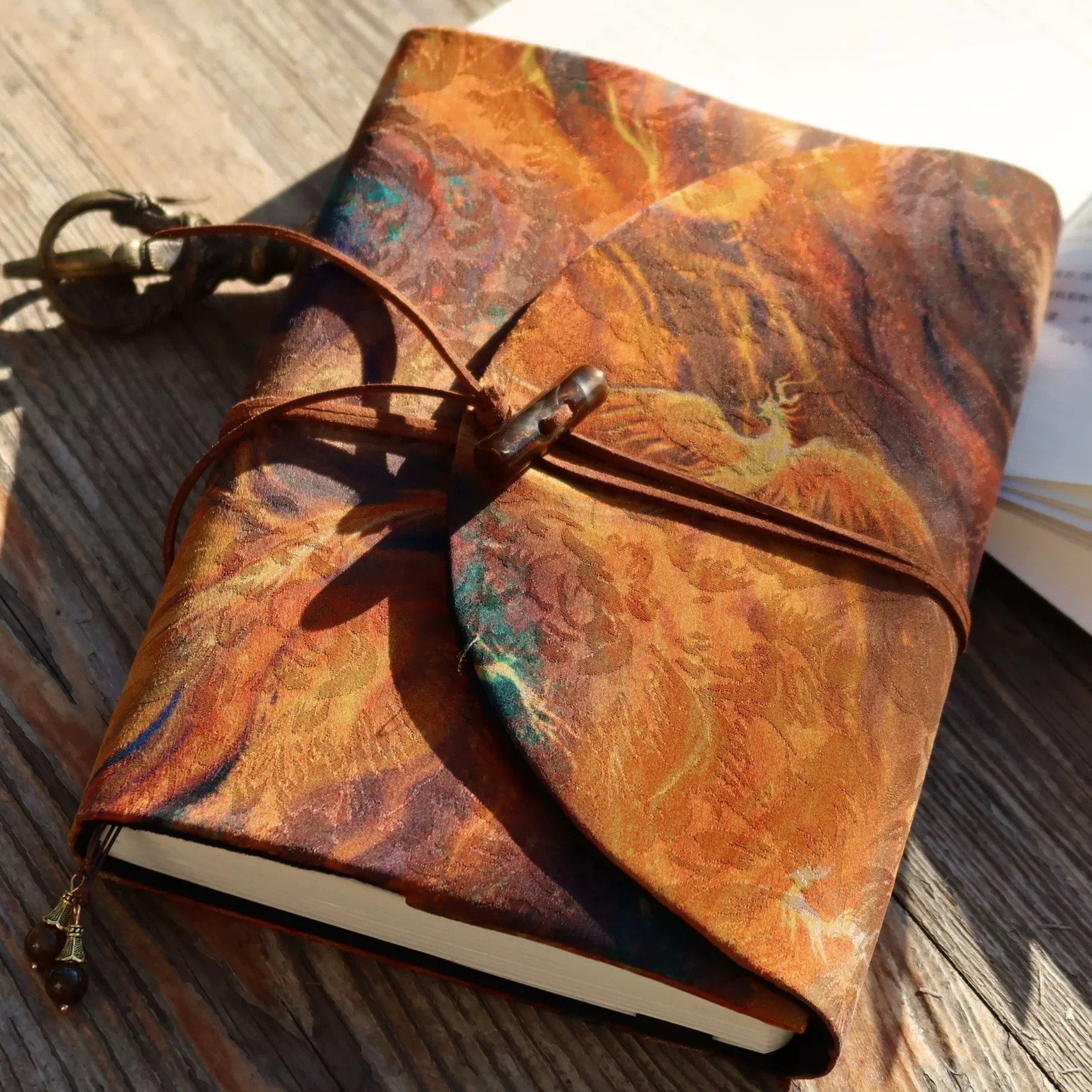 Myriad Birds Worshiping the Phoenix - A5 Journal