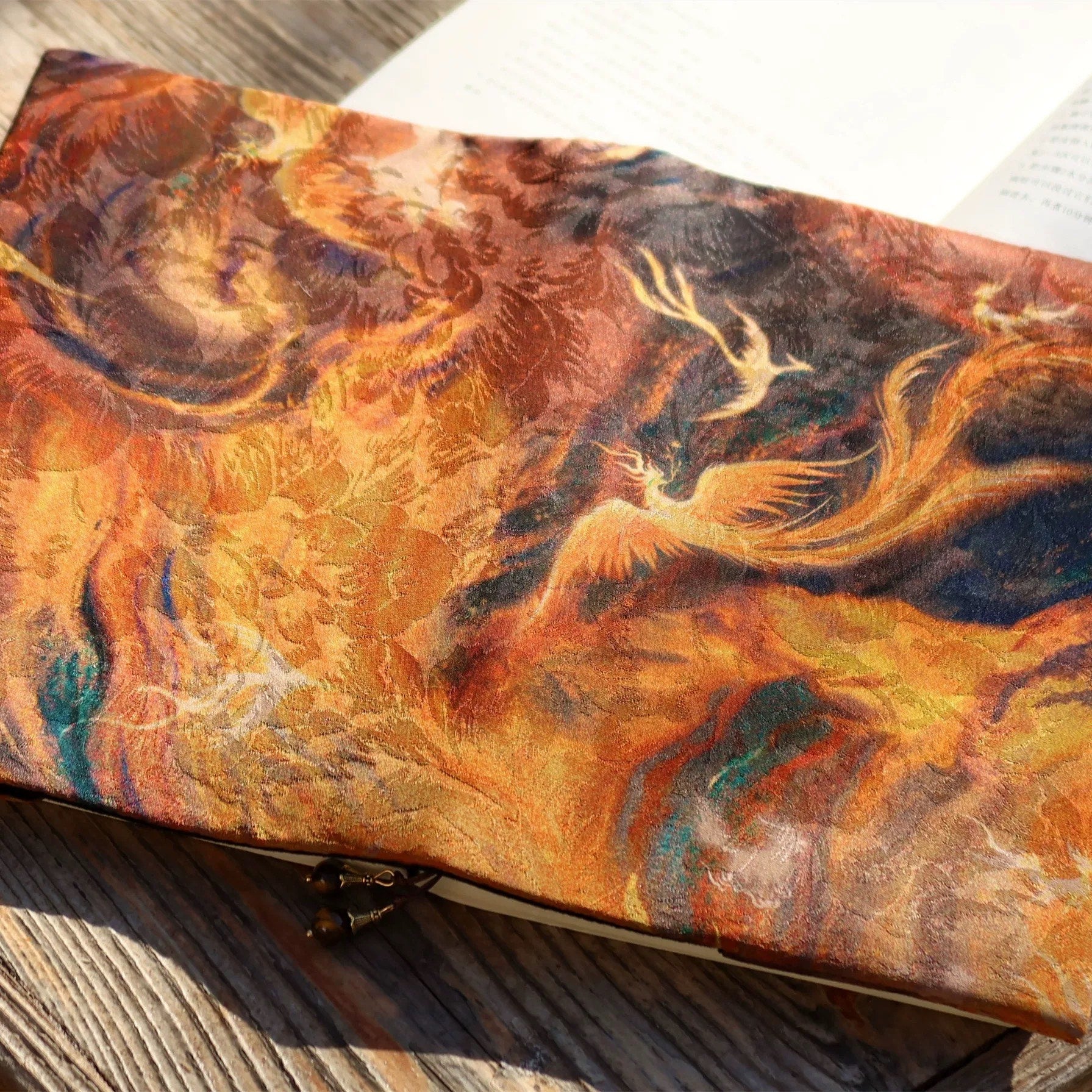 Myriad Birds Worshiping the Phoenix - A5 Journal