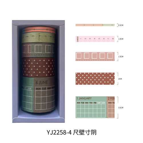 Time Trajectory - Washi Tape Set