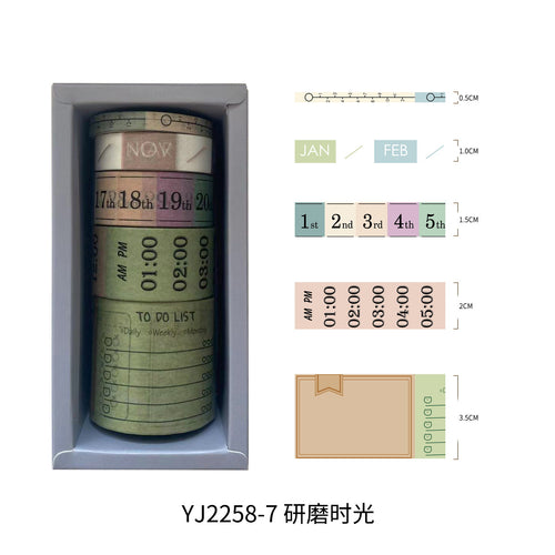 Time Trajectory - Washi Tape Set